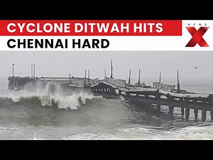 Cyclone Ditwah Hits Chennai: Floods, Relief Camps, Heavy Rain Continue | Latest News | NewsX