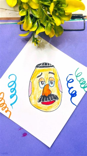 Easy kids drawing for beginners #trending #satisfyling #art #yt #diy #doodlelove #doodle #kidslove