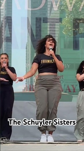 The Schuyler Sisters from Hamilton, the musical