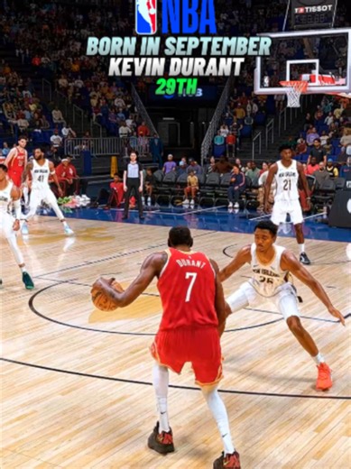 NBA Players Born in September #nba #nba2k #nba2k27 #dlss5 #kevindurant | scottie pippen