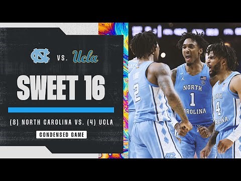 North Carolina vs. UCLA - Sweet 16 NCAA tournament extended highlights