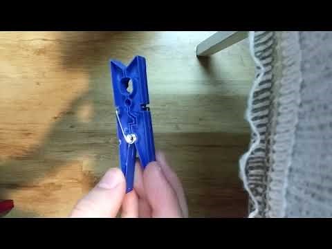Clothespin Repair (Clothes-peg with Spiral Torsion spring, Plastic)
