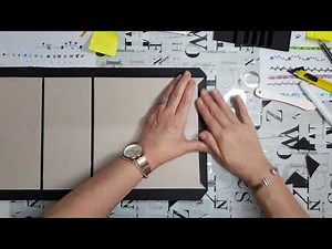 tuto album photo scrapbooking. Sweet dreams. 1 couverture et reliure accordéon