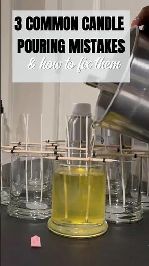 Common Candle Pouring Mistakes To Avoid While Candle Making
