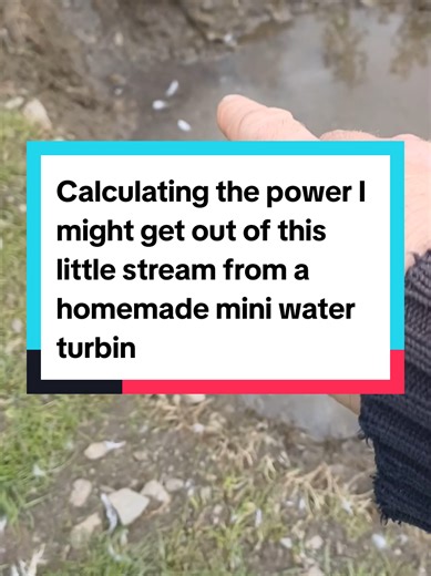 Homemade Mini Water Turbine Power Calculation