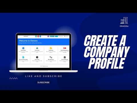 How to Create a Company Profile in Ekmora System | Profile Setup Guide