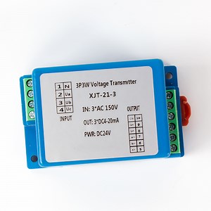[Hot Item] 4-20mA 0-10V RS485 AC Voltage Transmitter 0-100V 0-220V 0-380V 0-500V 3phase 3wire / 3phase 4wire AC Voltage Sensor Transducer