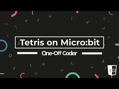 Programming Tetris on the micro:bit for summer camp 2021!
