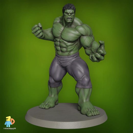 Green Colossus Figurine – Enraged Muscular Giant – Comic Book Monster/superhero – Collector's Item – Geek Decor – 3D Printed – STL – Digital File - Etsy