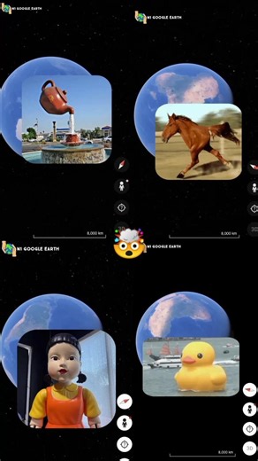 I Found 4 Creepy Places (Part-2) 🤯In Google Maps And Google Earth 🌎#shots #googleearth