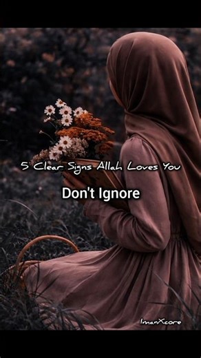 Allah loves you or not?🤔 5 signs 😨 #allah #faith #quotes #islamicmotivation #islamicshorts #love