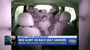 New safety belt warning issued for backseat passengers