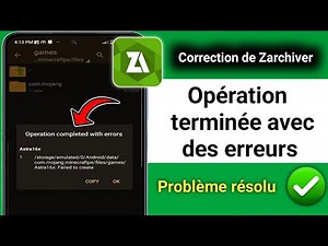 Comment corriger une erreur dans Zarchiver (2025) | Résolution des erreurs dans Zarchiver