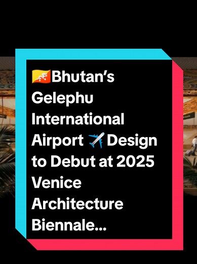 The Gelephu International Airport’s design will be showcased at the 2025 Venice Architecture Biennale, Ancient Future in May and exhibited until September. The airport is expected to open in 2029. Blending Bhutan's craft tradition with modern innovation, the new Gelephu International Airport – designed in collaboration with NACO – is designed for mindful travel and future expansion, set against a backdrop of Bhutan’s lush subtropical forests, mountains, and rivers. The airport’s diagrid structur