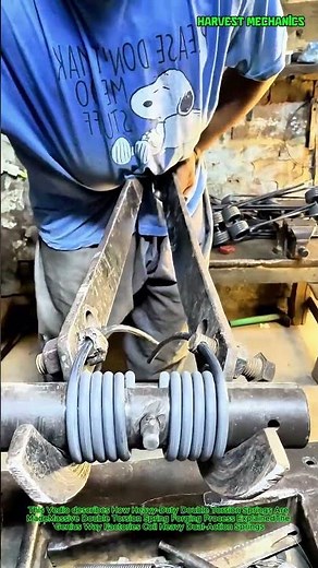 How Heavy-Duty Double Torsion Springs Are Made : Genius Way Factories Coil Heavy Dual-Action Spring