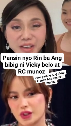 Pansin nyo Rin Ang bibig ni Vicky belo at RC munoz #fypシ #reelsfacebook #reelsfacebookviralシ | Nisha page