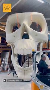 6.2K views · 75 reactions | How do you manufacture a 6.7 metre skull...