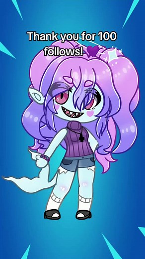 Thank you for 100 followers overnight! 💜 Your support means so much to me and makes me so happy!! I can't wait to make more gacha life edits! #artistsoftiktok #fortnite #fortnightdance #fortnightdancechallenge #gachalife #gachaclub #gachaedit #live2d #backpackkid #backpackdance #emote #floss #flossing