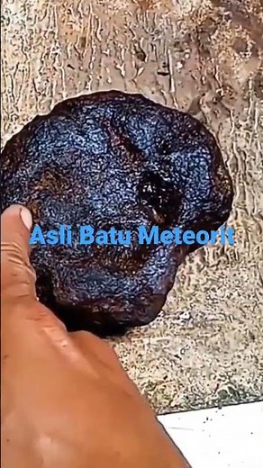 Batu Meteorit Asli Penemuan Metal Detector #shorts