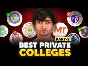 SECURE YOUR FUTURE - Choose Right Private Engineering College | Part 2 #jee