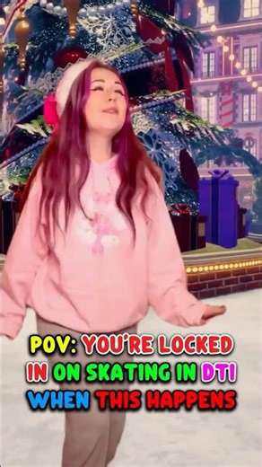 POV: You are LOCKED In On ICE SKATING #dresstoimpress #roblox