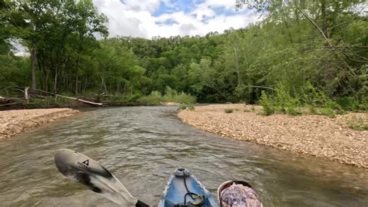 When the river splits 3 ways… Upper Current River. #kayak #ozarks #river #Current #floatingtheozarks #kayaking #Missouri | Floating the Ozarks