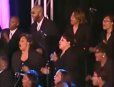 Dottie Peoples and Rev Frank Ray singing "Let Us All Go Back, To The Old Landmark" | Darrell West