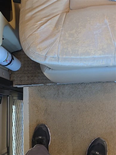 step cover operation by popular demand and also bad rv upholstery #rv #rvlife #motorhome #tiffin #allegro