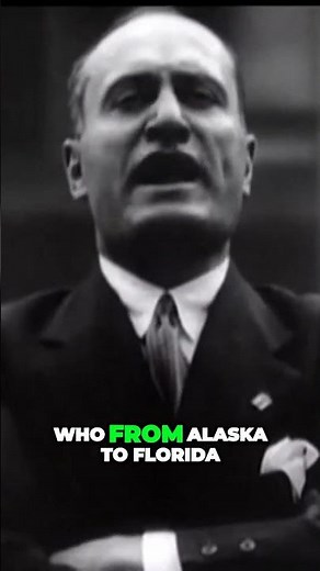 Mussolini's 1929 English Speech: Love for America #ww2 #history