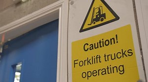Caution Forklift Trucks Operating Symbol Sign Stock Footage Video (100% Royalty-free) 1017950929 | Shutterstock