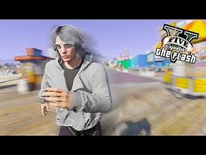 GTA 5 PC - Quicksilver Hijack A Jet ! X-Men World ! (Ultimate Flash Mod Gameplay)🏃🏻💨