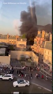 Huge fire erupts at Disney World Florida