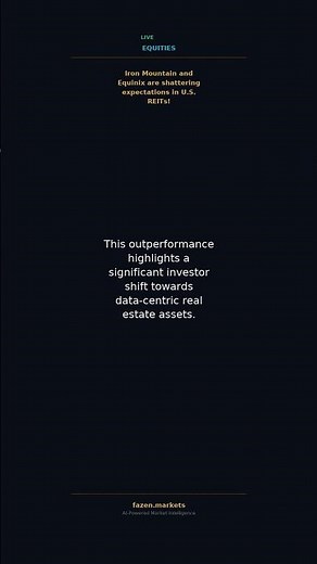 Iron Mountain & Equinix Lead U.S. REIT Momentum
