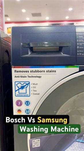Boach Vs Samsung Washing Machine |Bosch 8Kg Washing Machine |Samsung 8 Kg Front Load Washing Machine