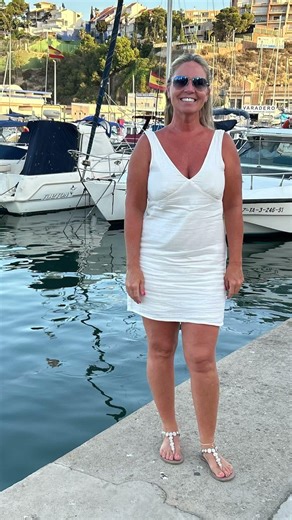 This Dress Was MADE For Puerto de Mazarrón 😍🇪🇸 Dancing Leopard Summer Style