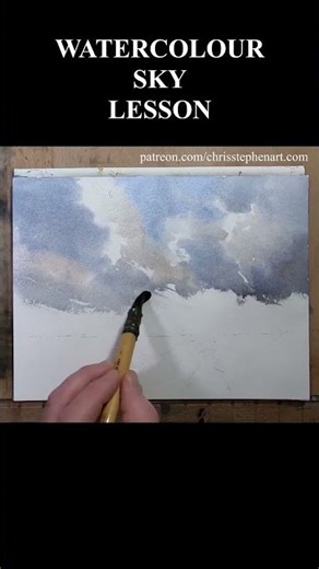 BIG SKY WATERCOLOUR LESSON