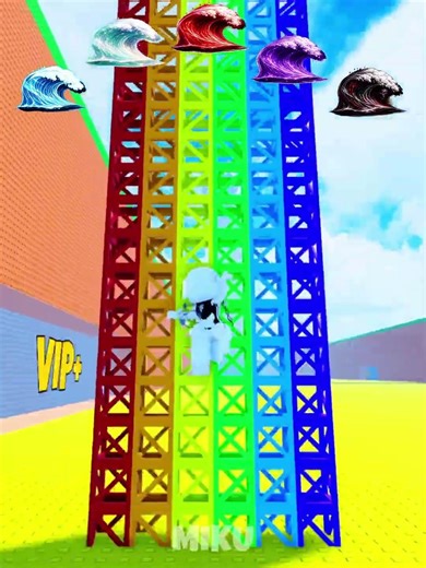 Huge OBBY VS TSUNAMI 🌊 #rshorts #roblox #escapetsunamiforbrainrots