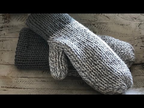 Mittens (small and Med/Lrg) ~ Addi, Sentro, Circular Knitting