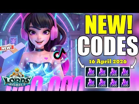 *New* Lords Mobile Redemption Code 16 April 2026 || New Redeem Code Lords Mobile
