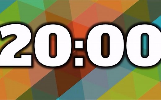 20分钟倒计时-数字 计时表