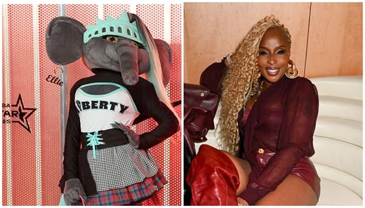 What's The 411? Ellie The Elephant Puts Thigh-High Boots On The Ground For An Epic Mary J. Blige Tribute