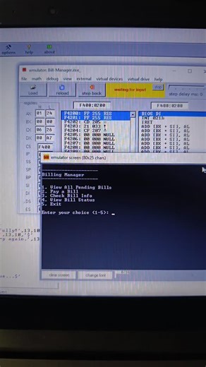 Machgorithm on Instagram: "Billing Manager in Assembly Language (Emux8086) . . . . #geminivschatgpt #claudevschatgpt #aicoding #programming #cssanimation #aicomparison #aivideo #chatgpt #gemini #claude #grok #gpt5"
