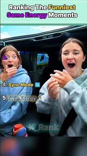Ranking The Funniest "Same Energy" Moments 👯‍♀️ #shorts #besties #trending #relatable #funny #viral