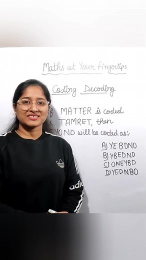 Coding Decoding #math #maths #mathskills #mathsatyourfingertips #mathematics #mathtutor #mathteacher #Mathnasium #mathstutor #mathsisfun #mathsclass #mathstudent #reelsvideo #shorts #education #onlineeducation #educationforall #facebookreels #learning #digitallearning | Maths at Your Fingertips