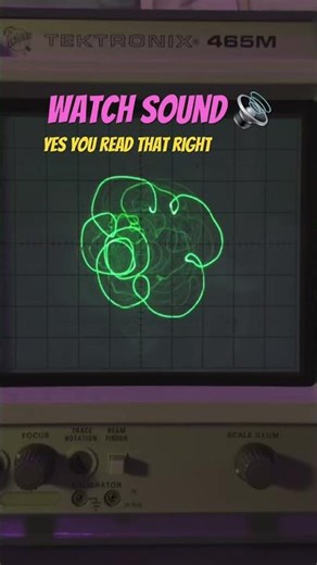 What does microtonal sound look like? Analog Oscilloscope Muisc