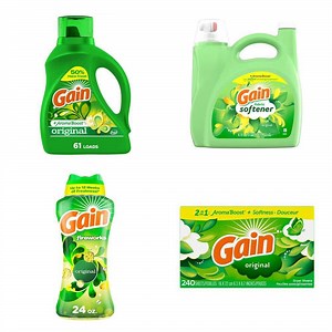 Gain Aroma Boost Original Scent Laundry Set: Detergent (88 fl oz), Softener (140 oz), Beads (24 oz), Dryer Sheets (240-Count) - The Home Depot
