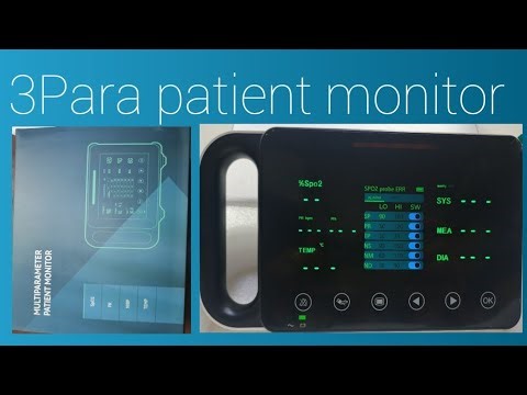 Patient monitor ko kaise chalaye/how to use patient monitor