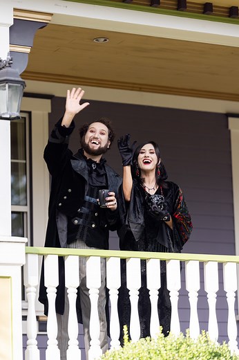 Check out some behind-the-scenes footage for our latest commercial shoot with vampires, Zaros and Lenora! Watch the full video here: https://www.youtube.com/watch?v=q26amD5HsNo | Kent Building Supplies