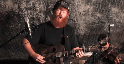 Oliver Anthony Sings "Ol' Red" In A West Virginia Coal Mine