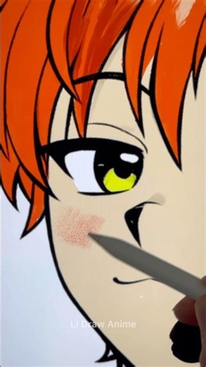 Nick Wilde → Anime Style ✨Zootopia 2 #procreate #anime #shorts #art #shakira